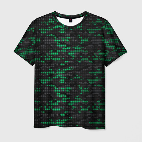 Мужская футболка 3D Точечный камуфляжный узор Spot camouflage pattern, цвет 3D печать