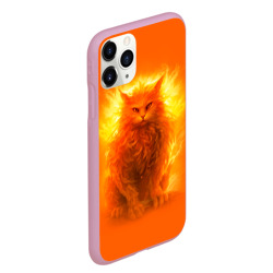 Чехол для iPhone 11 Pro Max матовый Огненно-рыжий Кот - фото 2