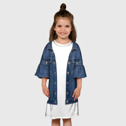 Детское платье 3D Джинсовая куртка - фото 2