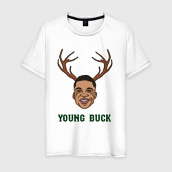 Young buck – Футболка из хлопка с принтом купить со скидкой в -20%