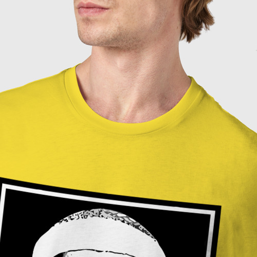 Мужская футболка хлопок Lebron Queen, цвет желтый - фото 6