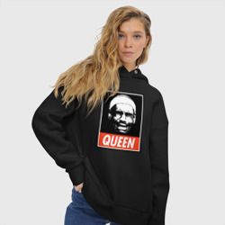 Женское худи Oversize хлопок Lebron Queen - фото 2