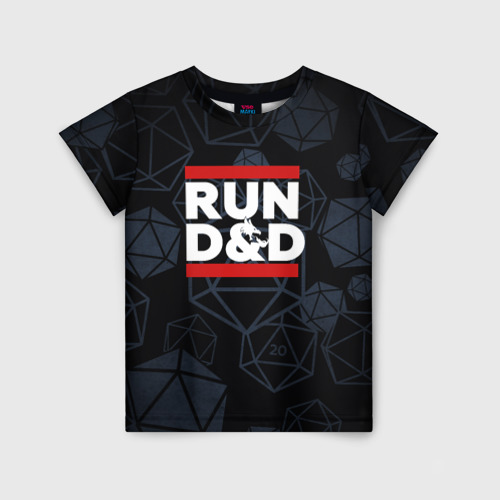 Детская футболка 3D Подземелья и драконы dnd, цвет 3D печать