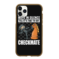 Чехол для iPhone 11 Pro Max матовый Checkmat от ниндзя