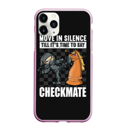 Чехол для iPhone 11 Pro Max матовый Checkmat от ниндзя