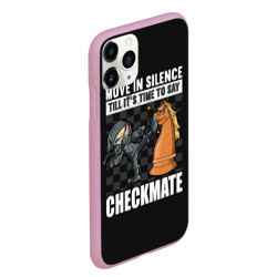 Чехол для iPhone 11 Pro Max матовый Checkmat от ниндзя - фото 2