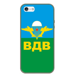 Чехол для iPhone 5/5S матовый ВДВ - символика