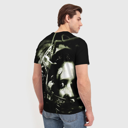 Мужская футболка 3D с принтом Пила Аманда, вид сзади #2