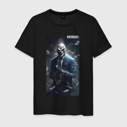 Payday 3 mask – Мужская футболка хлопок с принтом купить со скидкой в -20%