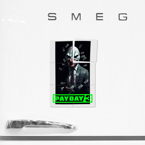 Магнитный плакат 2Х3 Payday 3 mask - фото 2