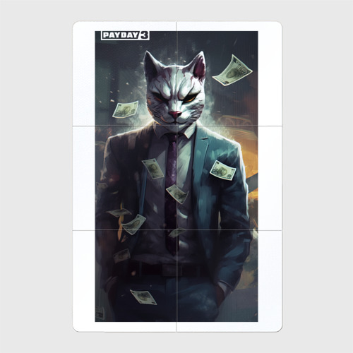 Магнитный плакат 2Х3 Payday 3 cat