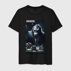Мужская футболка хлопок Payday 3 gorilla with money