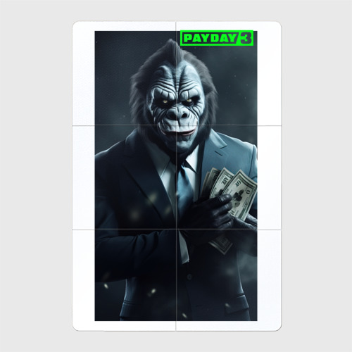 Магнитный плакат 2Х3 Gorilla Payday 3