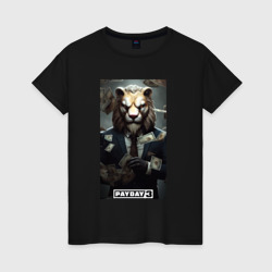 Женская футболка хлопок Payday 3 lion