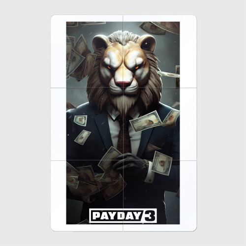 Магнитный плакат 2Х3 Payday 3 lion