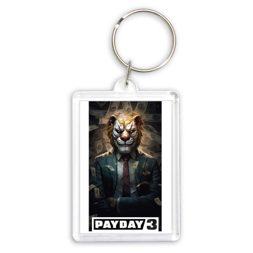 Брелок прямоугольный 35*50 Lion Payday 3