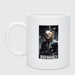 Кружка керамическая Payday 3 lion mask