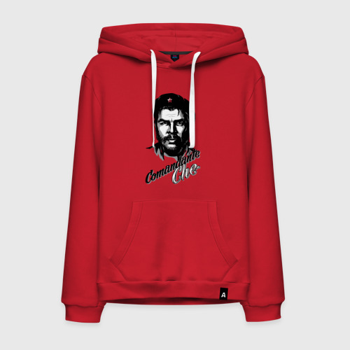 Мужская толстовка хлопок Comandante Che Guevara, цвет красный