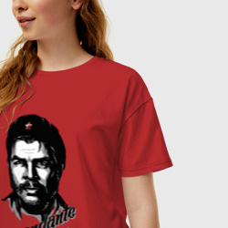 Женская футболка хлопок Oversize Comandante Che Guevara - фото 2