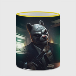 Кружка с полной запечаткой Payday 2 dog mask - фото 2