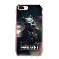 Чехол для iPhone 7Plus/8 Plus матовый Payday 2 dog mask