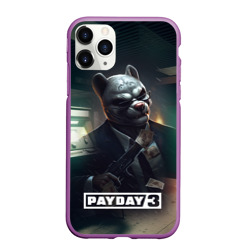 Чехол для iPhone 11 Pro Max матовый Payday 2 dog mask