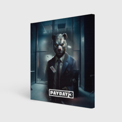 Холст квадратный Payday 3 bear