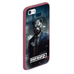 Чехол для iPhone 5/5S матовый Payday 3 bear - фото 2