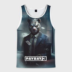 Мужская майка 3D Payday 3 bear