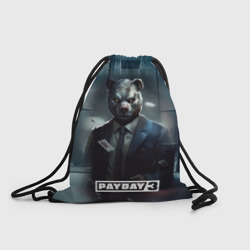 Рюкзак-мешок 3D Payday 3 bear