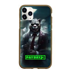 Чехол для iPhone 11 Pro Max матовый Payday 3 crazy bear