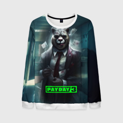 Мужской свитшот 3D Payday 3 crazy bear