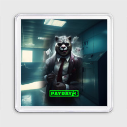 Магнит 55*55 Payday 3 crazy bear