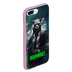 Чехол для iPhone 7Plus/8 Plus матовый Payday 3 crazy bear - фото 2