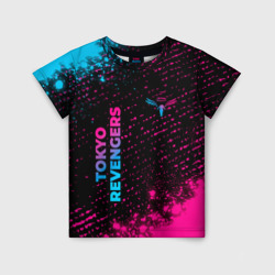 Tokyo Revengers - neon gradient: надпись, символ – Детская футболка 3D с принтом купить со скидкой в -33%