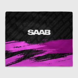 Плед 3D Saab pro racing: символ сверху