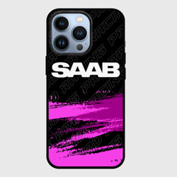 Чехол для iPhone 13 Pro Saab pro racing: символ сверху