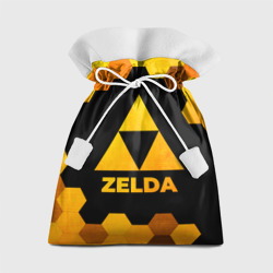 Подарочный 3D мешок Zelda - gold gradient