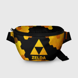 Поясная сумка 3D Zelda - gold gradient