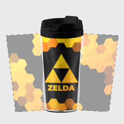 Термокружка-непроливайка Zelda - gold gradient - фото 2