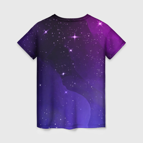 Женская футболка 3D с принтом Bon Jovi просто космос, вид сзади #1