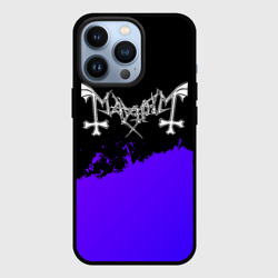 Чехол для iPhone 13 Pro Mayhem purple grunge