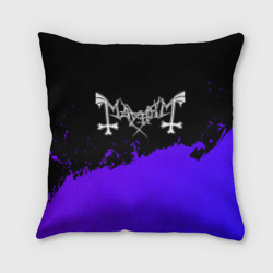 Подушка 3D Mayhem purple grunge