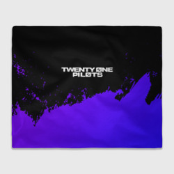 Плед 3D Twenty One Pilots purple grunge