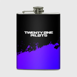 Фляга Twenty One Pilots purple grunge