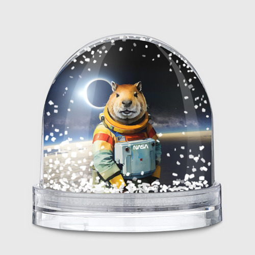 Игрушка Снежный шар Capy astronaut - NASA - neural network