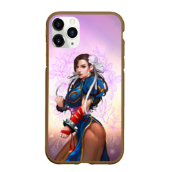 Чехол для iPhone 11 Pro матовый Street Fighter 6: Chun-Li