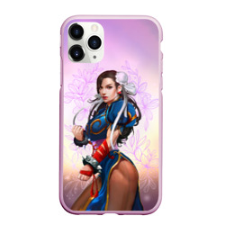 Чехол для iPhone 11 Pro Max матовый Street Fighter 6: Chun-Li