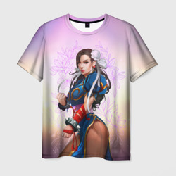 Мужская футболка 3D Street Fighter 6: Chun-Li