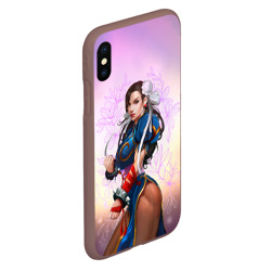 Чехол для iPhone XS Max матовый Street Fighter 6: Chun-Li - фото 2